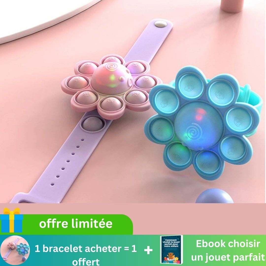 Bracelet Pops Spinner lumineux - BraceletLumi™ - 3BVboutique