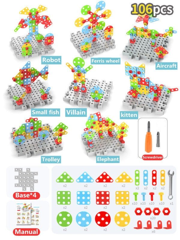 jouet des blocs de construction éducatif - Jouetbloc - 3BVboutique